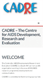Mobile Screenshot of cadre.org.za