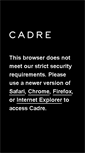 Mobile Screenshot of cadre.com